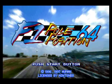 F1 Pole Position 64 (Europe) (En,Fr,De) screen shot title